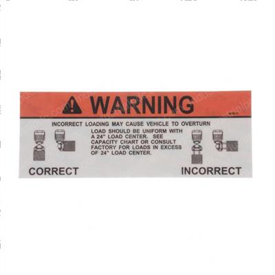 Picture of Decal Proper Veh. Loading