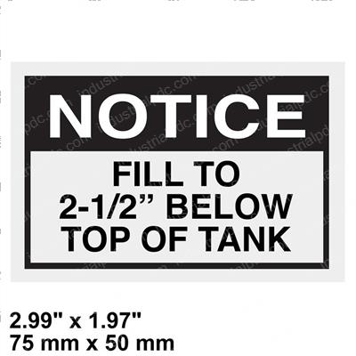 Picture of Decal - Hydraulic Reservoir