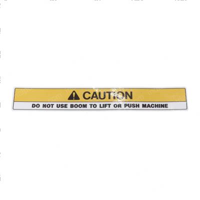 Picture of Decal - Caution  Do Not Use Boo