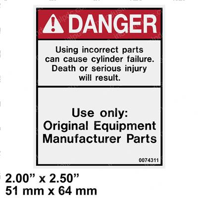 Picture of Decal - Danger
