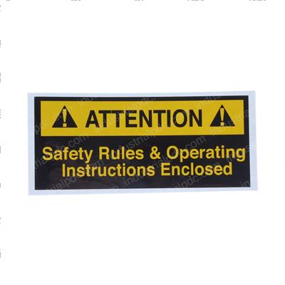 Picture of Decal - Attention