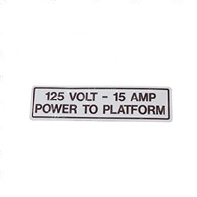 Picture of Decal - Power to Platform