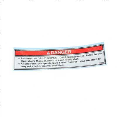 Picture of Decal - Dngr Inspect Unit