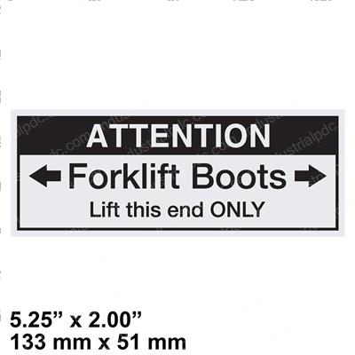 Picture of Decal - Forklift Boot