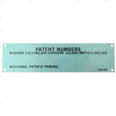 Picture of Nameplate