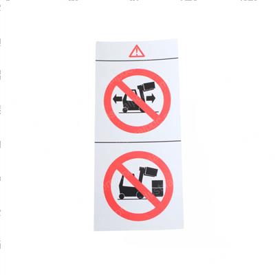 Picture of Decal - Fork Tilt Safetly