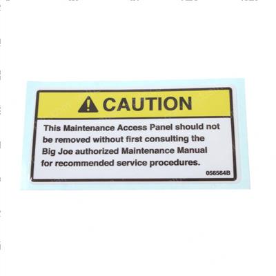 Picture of Decal-Caution Access Panel