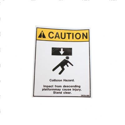 Picture of Decal - Desc Boom/Collision Haz