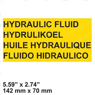 Picture of Decal - Hydraulic Fluid