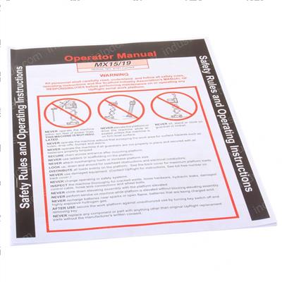 Picture of User Manual Mx15/19