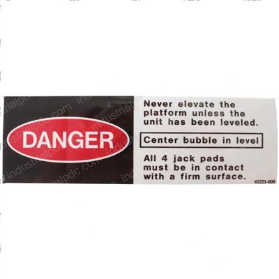 Picture of Decal - Danger Leveling