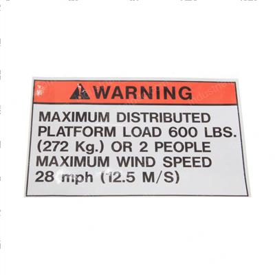 Picture of Decal - Max Load