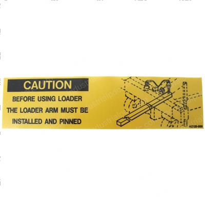 Picture of Decal - Ul20 Loader Operation