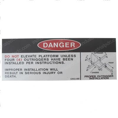 Picture of Decal - Danger Label