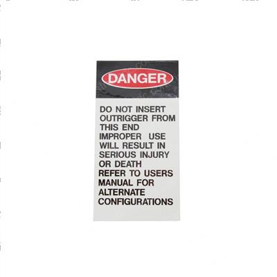 Picture of Decal - Danger Do Not Insert