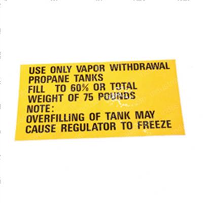Picture of Decal - Vapor Withdrawal