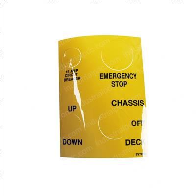 Picture of Decal - Controls X15/19