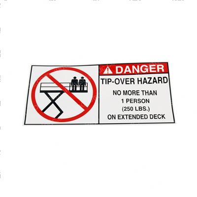 Picture of Decal - Danger Tip Over Hazard