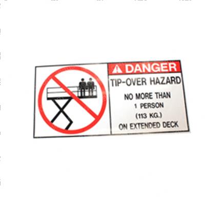 Picture of Decal - Max 1-Person 113kg Ext