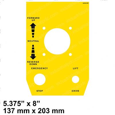 Picture of Decal - Control Panel