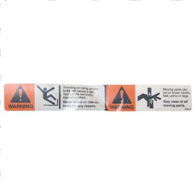 Picture of Warning Stand on + No Hands