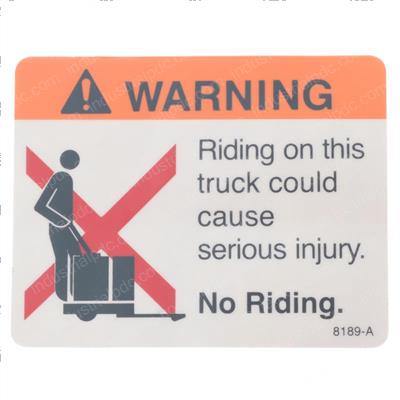 Picture of Warning No Riding