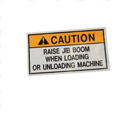 Picture of Decal - Caution Raise Jib Boom