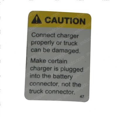 Picture of Decal - Charger Hook-Up Caution