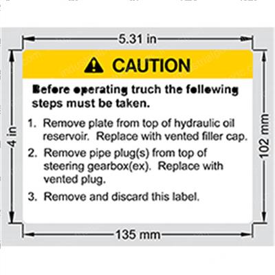 Picture of Caution Hydraulics