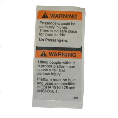 Picture of Warning Passenger