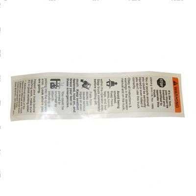 Picture of Decal - Warning Operator