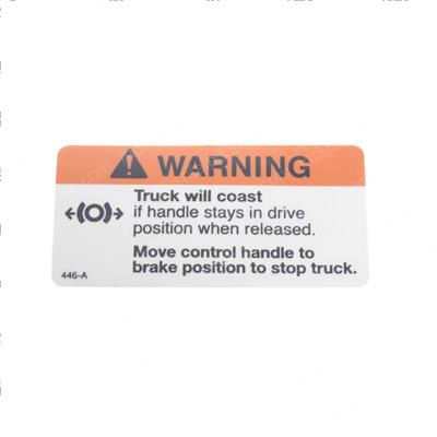 Picture of Label Coast Warning
