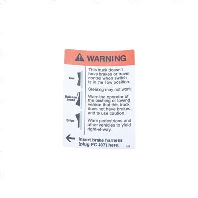Picture of Warning Tow