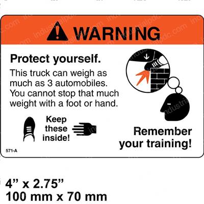 Picture of Decal - Warning Protect Yoursel