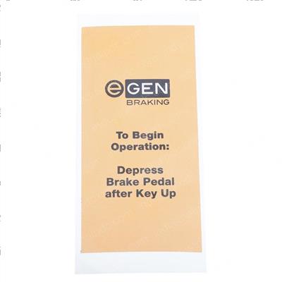 Picture of Label Egen Braking