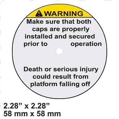 Picture of Warning - Caution Falls