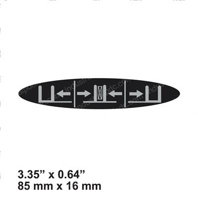 Picture of Decal - Sideshift Fork Operate