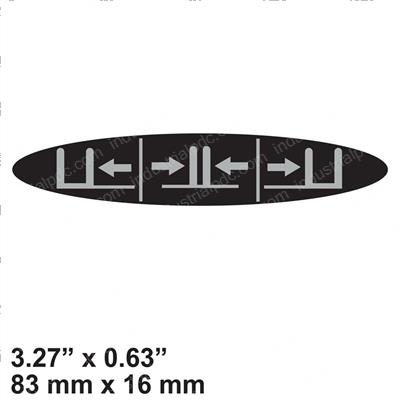 Picture of Decal - Fork Sideshift Lever