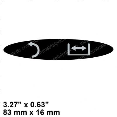 Picture of Decal - Mini Lever Rotate Left