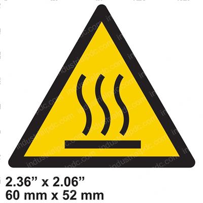 Picture of Decal - Caution Heat