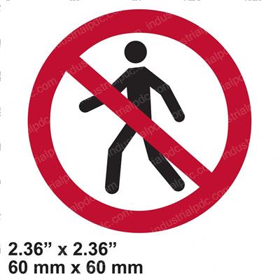 Picture of Decal - Do Not Walk