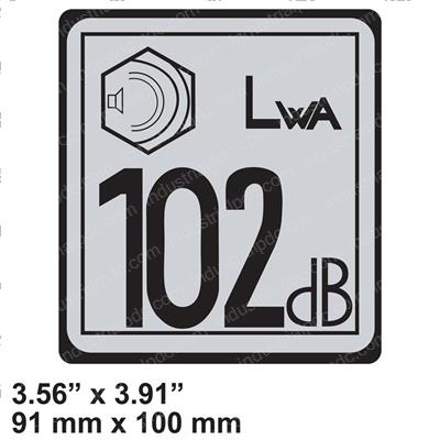 Picture of Decal - Noise 102db