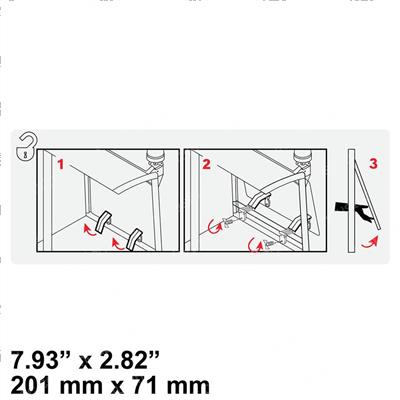 Picture of Label Emergency Exit Handles