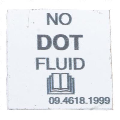 Picture of Oil Brackes Pan Decal