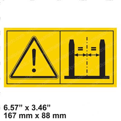 Picture of Decal - Caut. Fork Adjustment
