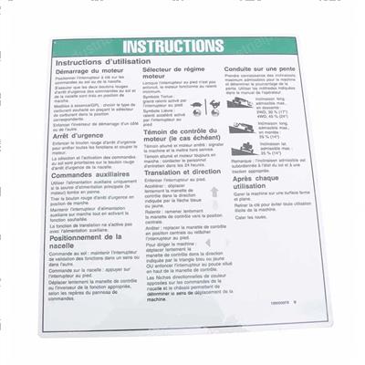 Picture of Decal Notice Oper Instixc