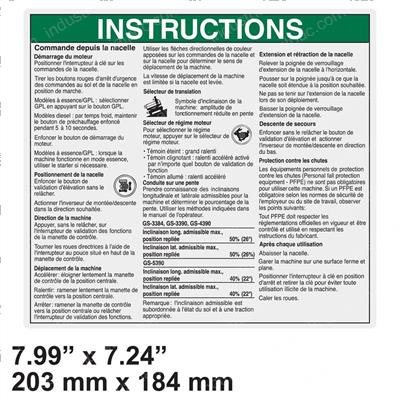 Picture of Decal - Instruction Platform