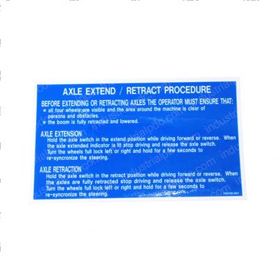 Picture of Decal - Axle Extend