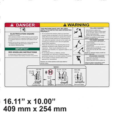 Picture of Decal Warning/Instruction