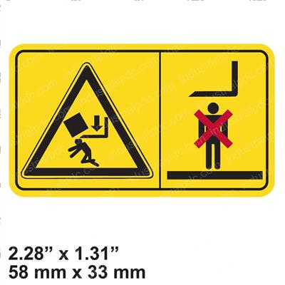 Picture of Decal - Crush Hazard Warnin